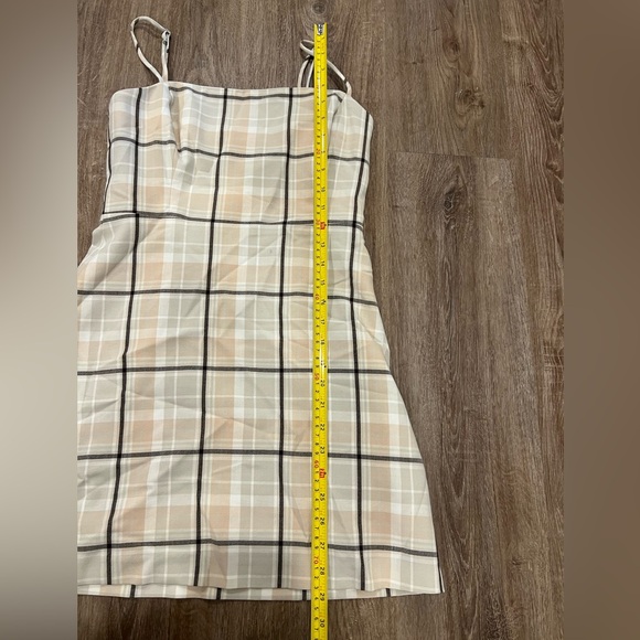 Wilfred New Classic Smock Back Plaid Mini Dress - Picture 8 of 12